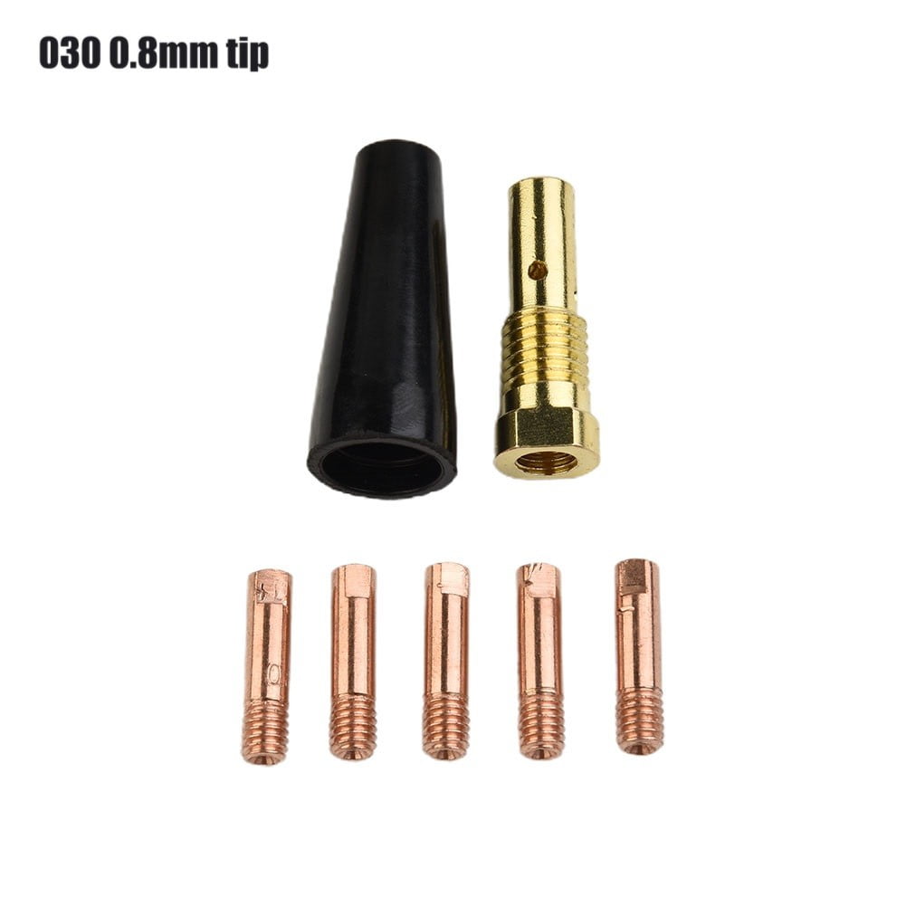 Forney 60170 MIG Welding Contact Tips - .024 Size, Copper, 4-Pack For Tweco/Binzel/Clarke Style