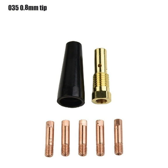 7Pcs Gasless Nozzle Tips Fit Century Fc90 Flux-Cored Wire Feed Welder K3493-1 Tools Tig Welding Accessories Soldadora Soudure