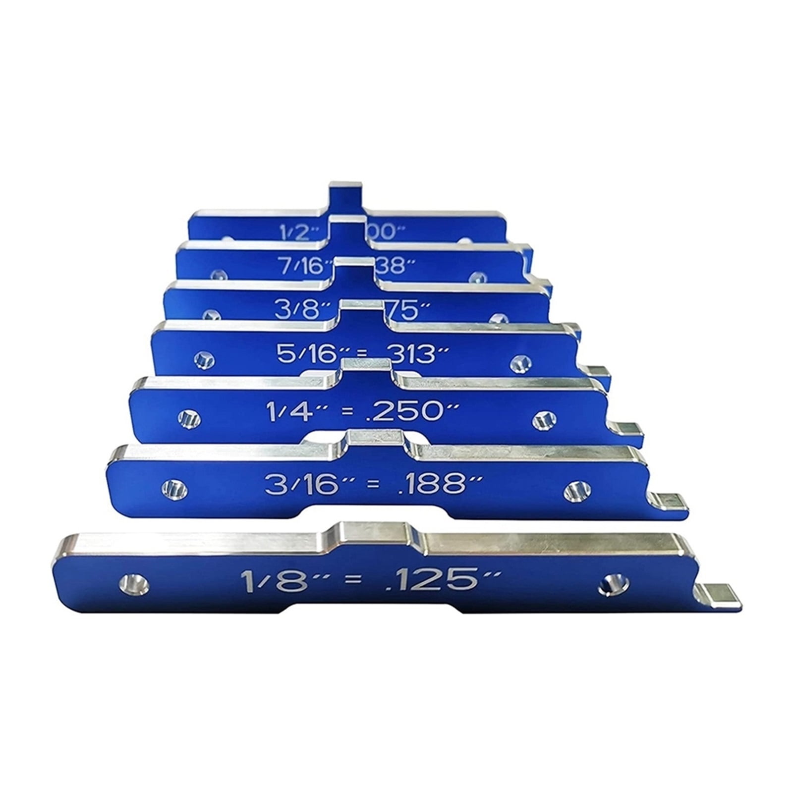 7Pcs Gauge Block Set, Aluminum Alloy Height Gauges Set Setup Bars ...