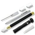 thumbnail image 1 of 7Pcs Glass Cutter Alloy Incisive Professional Glass Cutting Tool with 3 Cutter Heads Marking Pen, 1 of 8