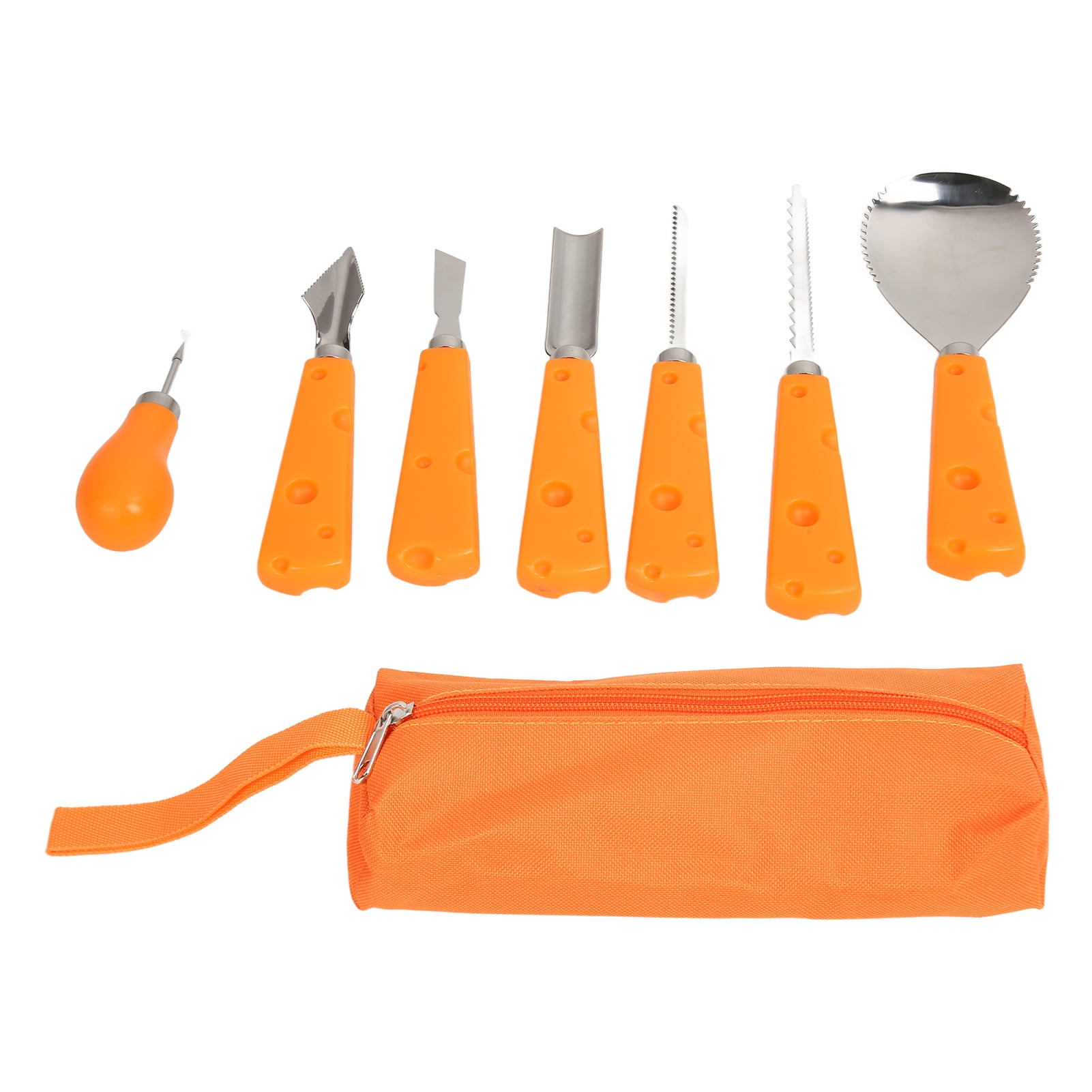7Pcs Halloween Pumpkin Carving Set Multipurpose Stainless Steel Pumpkin
