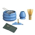 thumbnail image 1 of 7Pcs Japanese Matcha Tea Set, Matcha Kit with Matcha Bowl (with Pouring Spout), , Whisk Holder, Strainer, 1 of 7