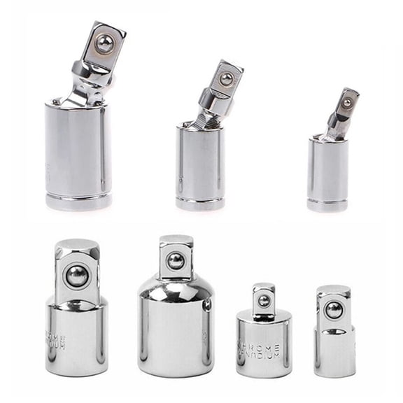 7Pcs Joint Socket Adapter And Reducer Set 1/4 3/8 And 1/2 Inch Smile Home