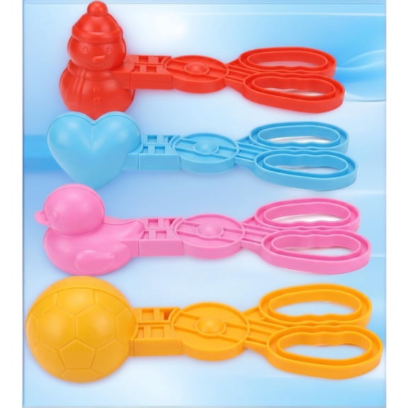 7Pcs Kids Beach Sand Toys Set | Portable Travel Sand & Snowball Maker, Outdoor Summer Winter Play Toy for Toddlers