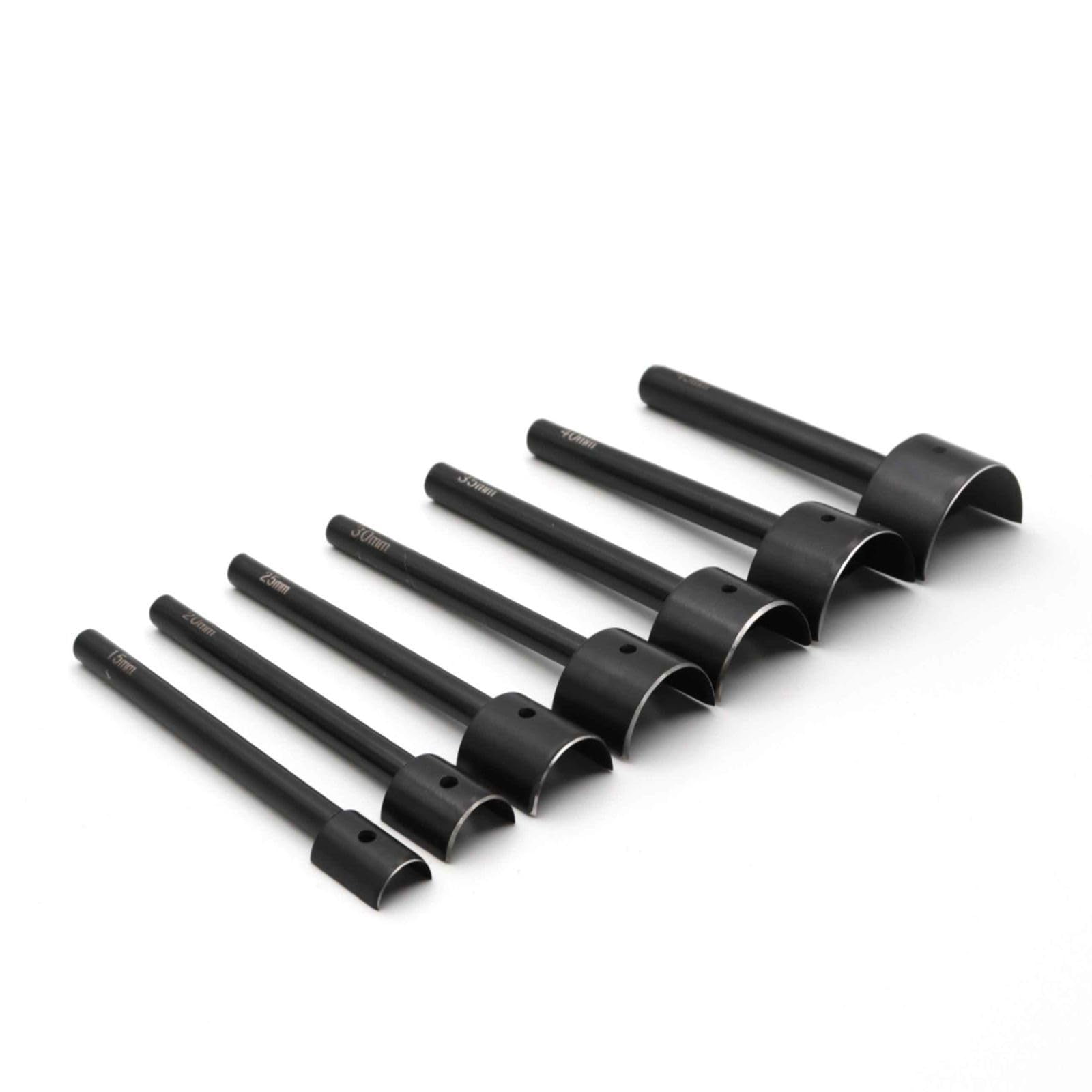 7Pcs Leather Craft Half-Round Cutter Punching Tools Arc-Shaped Punch Strap Tools for DIY Professional Leather Crafting