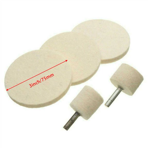 7Pcs Polishing Pad Kit For Car Polisher Wool Pad Scratch Remover Polishing Kit YIWEI