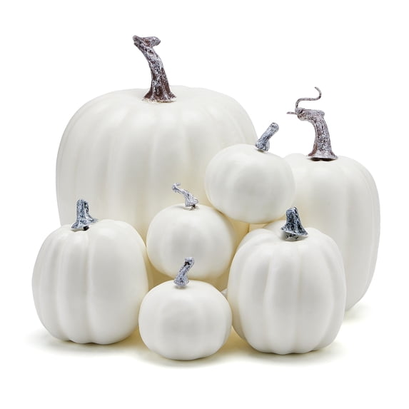 7Pcs Pumpkin, Model Artificial Craft Fall Harvest Decoration, Holiday Home Party Decor Favors
