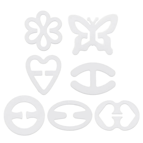 7Pcs Racerback Bra Strap Clip for Womens Anti Slip Conceals Bra Back Straps Clips Bra Strap Holders Bra Converting Clips