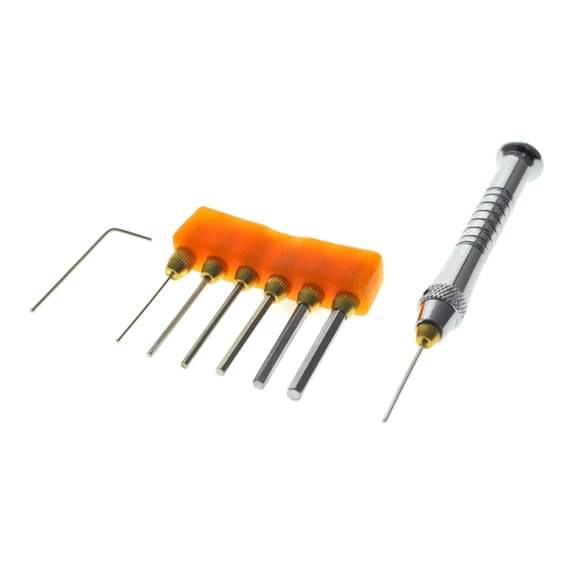 7Pcs Set Alloy Steel Hexagonal Wrench Kit Hexagonal Screwdriver for Hand Repair Tool with Multiple Size from 0.7mm to 3mm