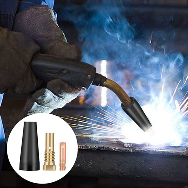 7Pcs/Set Gasless Nozzle Tips for FC90 FluxCored Wire Feed 0.8mm FC90