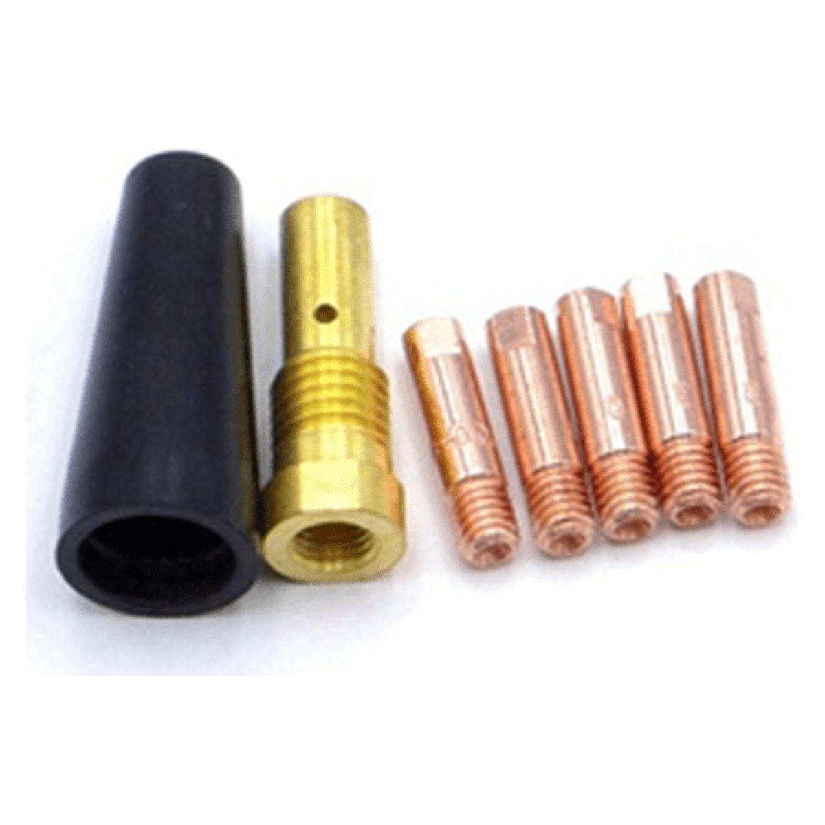 7Pcs/Set Gasless Nozzle Tips for FC90 FluxCored Wire Feed 0.9mm FC90