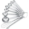 thumbnail image 1 of 7Pcs Set Stainless Steel Measuring Spoons Utensils Cups With Measuring Stick Whisk, 1 of 5