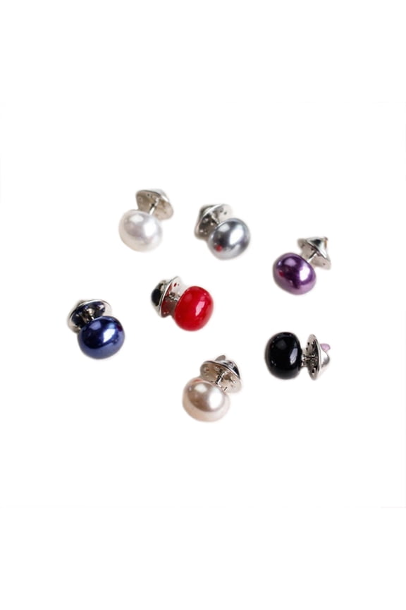 7Pcs Simple Women Pin Fixed Clothes Buckle Anti-light Small Brooch for Mommy