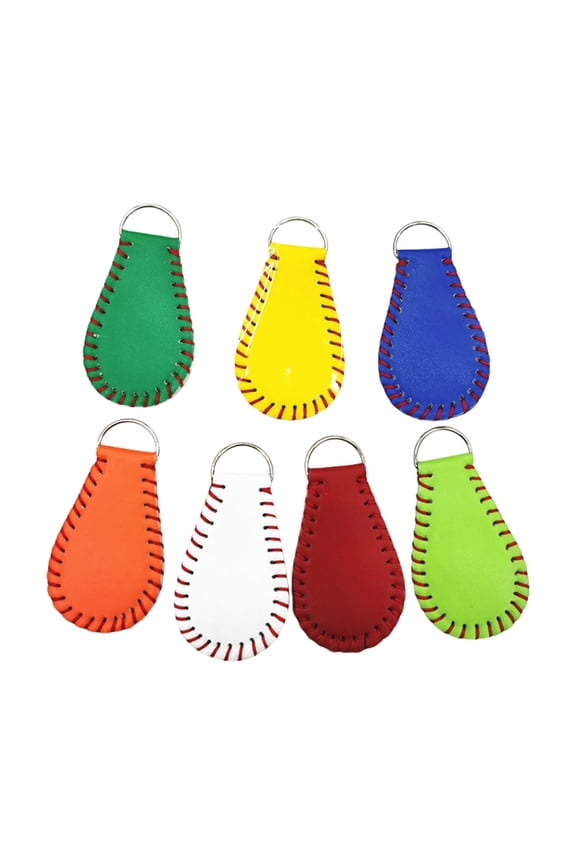 7Pcs Small Baseball and Stylish Keychain Set Unique Designs Versatile Use Portable for Everyday Use and Decoration
