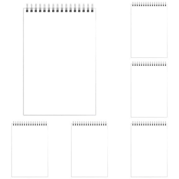 7Pcs Spiral Notebook with Waterproof, 4.1x5.7 Blank Small Notebook, Note Pads Suitable for Office Outdoor Activities