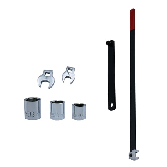 7Pcs Universals Serpentines Belt Tool Set, Ratcheting Serpentines Belt Tensioner Tool Idler Pulley Adjustment Wrench