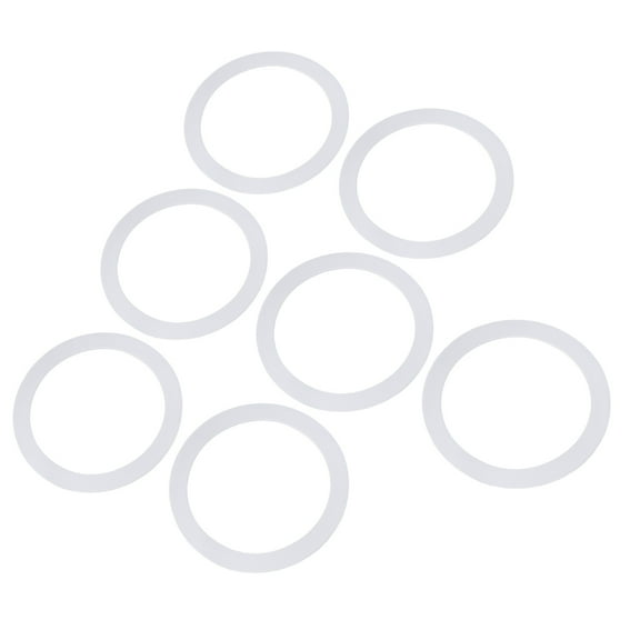 7Pcs silicones Lid Gaskets Rings Round Sealing Rings Glass Cups Rings for Insulated