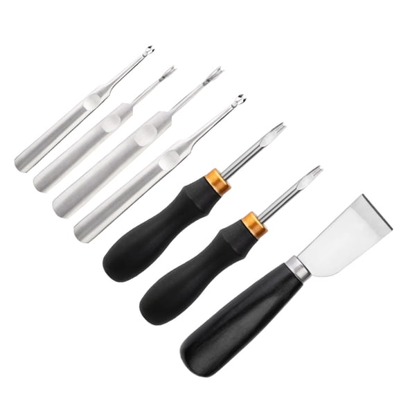 7Pcs1eatherSkiving Beveler Tool1eatherEdging Cutter Tool for Leathercraft