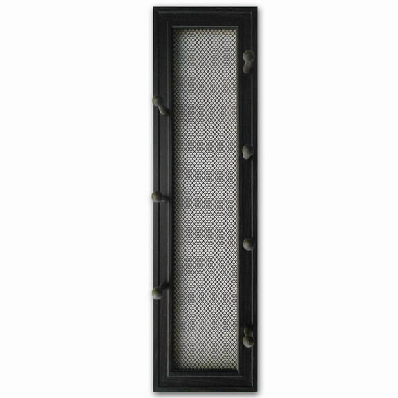 Trendy Decor4U 7-Peg Mug Rack by Millwork Engineering, Black Frame