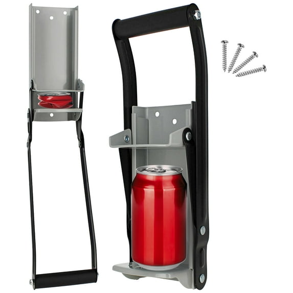 7Penn | 12 oz Can Crusher Wall Mounted Heavy Duty Can Crusher Aluminum Smasher