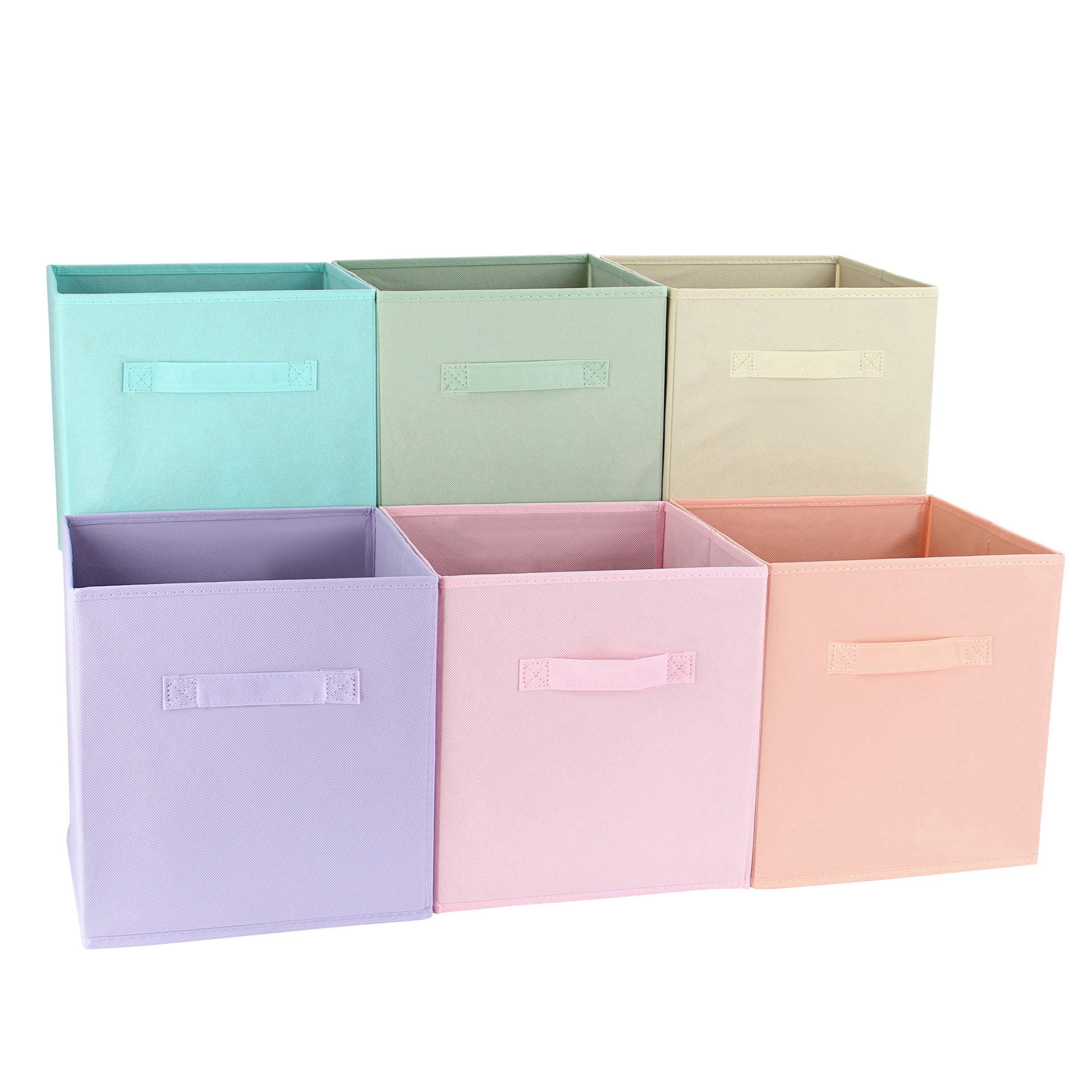 Foldable Storage Boxes Cubes Collapsible Large Folding Organiser Baskets  31x31cm