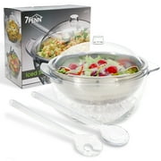 7Penn Cold Food Buffet Server Bowl with Ice Chamber - 4.5qt Stainless Bowl