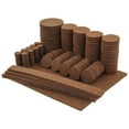 thumbnail image 1 of 7Penn Felt Furniture Pads for Hardwood Floors Felt Pads for Chair - Brown 181pc, 1 of 2