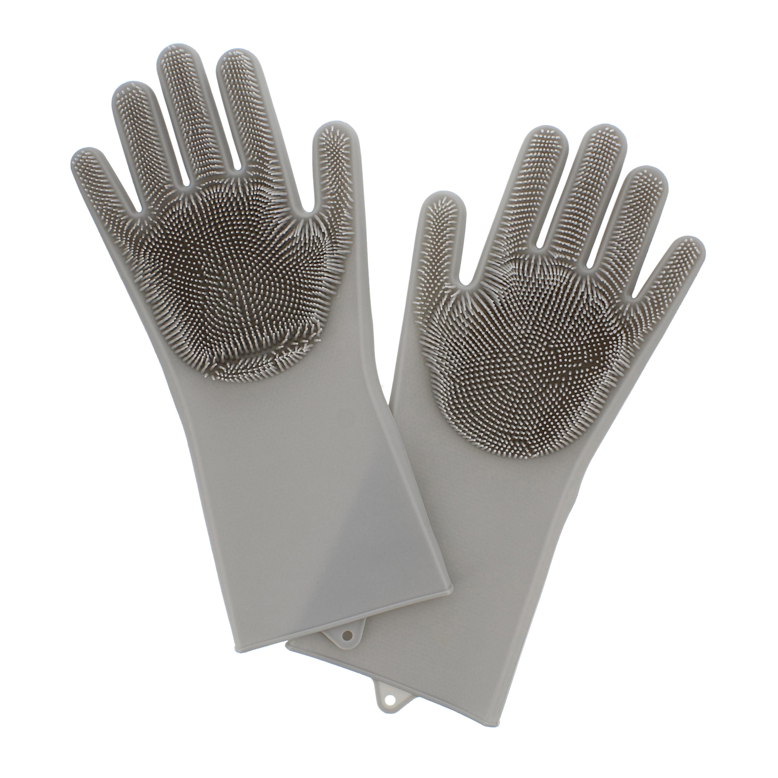 Dishwashing gloves with bristles discount
