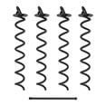 thumbnail image 1 of 7Penn Ground Anchors Heavy Duty for High Winds 4p - Black 16in Screw In Stake, 1 of 2