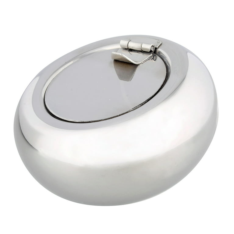 Outdoor Ashtray with Lid, Outside ashtray with lid tape the breather  holes closed from the