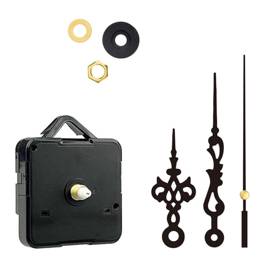 7Pieces Quiet Quartzs Clock Movement Kits with Hands for Repair Part and Replacement Projects