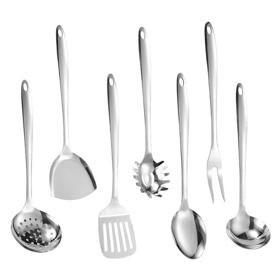 7Pieces Stainless Steel Cookware Accessories Important Kitchen Tool Kitchen Utensils Cooking Cutlery for Kitchen