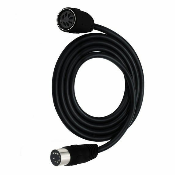 7Pin DIN Male to Female Extension Cable Adapter Cable for TV Receiver Projector Camcorder Cable Equipment Replacement