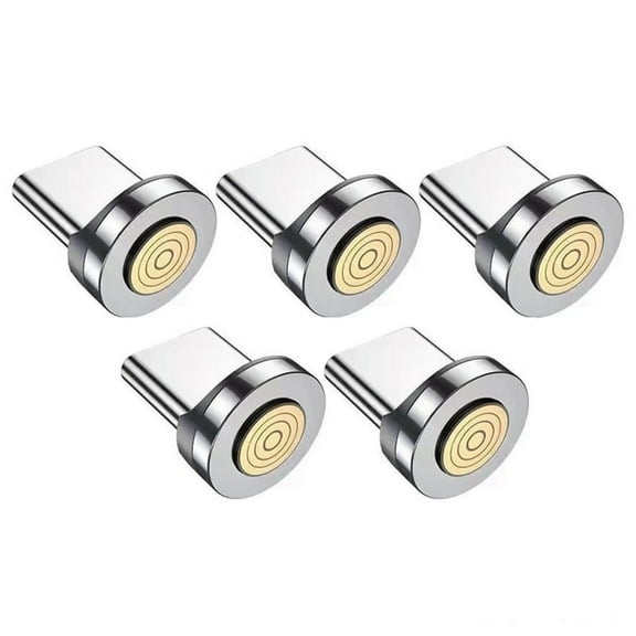 7Pin Type C Magnetic Plug Tips Fast Charging Cable Adapter for Magnetic Charger 360 Degree Rotation Connector 5PCS