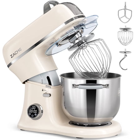 7QT Stand Mixer Aluminum Die Casting,650W 11 Speed Tilt-Head Kitchen Electric Stand Mixer, Household Food Mixer with Stainless Steel Bowl, Dough Hook, Whisk and Beater,Food Mixer for Baking, Cake