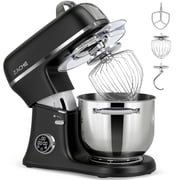 7QT Stand Mixer Aluminum Die Casting,650W 11 Speed Tilt-Head Kitchen Electric Stand Mixer, Household Food Mixer with Stainless Steel Bowl, Dough Hook, Whisk and