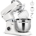 thumbnail image 1 of 7QT Stand Mixer Aluminum Die Casting,650W 11 Speed Tilt-Head Kitchen Electric Stand Mixer, Household Food Mixer with Stainless Steel Bowl, Dough Hook, Whisk and Beater,Food Mixer for Baking, Cake, 1 of 10