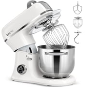7QT Stand Mixer Aluminum Die Casting,650W 11 Speed Tilt-Head Kitchen Electric Stand Mixer, Household Food Mixer with Stainless Steel Bowl, Dough Hook, Whisk and