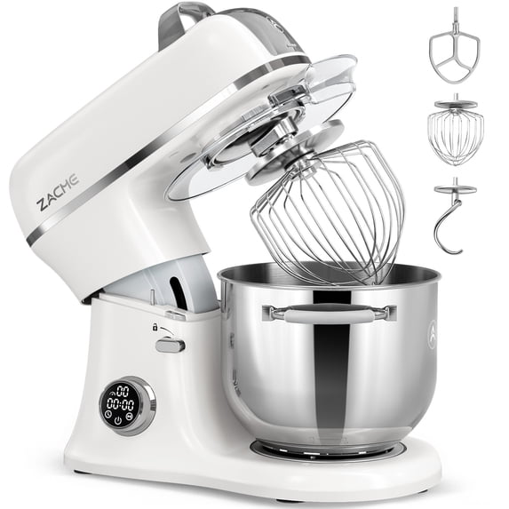 7QT Stand Mixer Aluminum Die Casting,650W 11 Speed Tilt-Head Kitchen Electric Stand Mixer, Household Food Mixer with Stainless Steel Bowl, Dough Hook, Whisk and Beater,Food Mixer for Baking, Cake