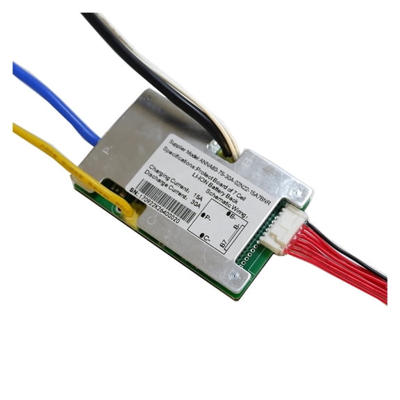 7S 25.9V 30A Lithium Polymer Battery BMS 30A Continuous 100A Peak Current 500-800W 24V 30A Li- Battery BMS Balance Funct