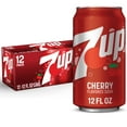 thumbnail image 1 of 7UP Caffeine Free Cherry Soda Pop, 12 fl oz, 12 Pack Cans, 1 of 12