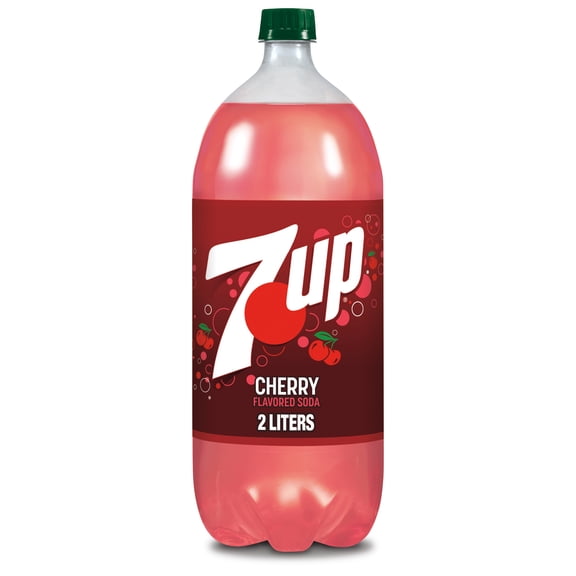 7UP Caffeine Free Cherry Soda Pop, 2 L, Bottle