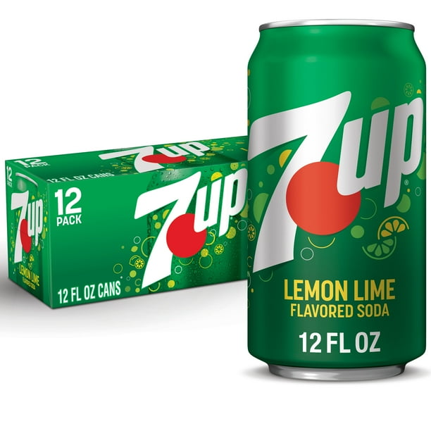 7UP Lemon Lime Caffeine Free Soda for Office Refreshment Walmart