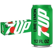 7UP Caffeine Free Lemon Lime Soda Pop, 12 fl oz, 12 Pack Cans