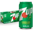 thumbnail image 1 of 7UP Caffeine Free Lemon Lime Soda Pop, 12 fl oz, 12 Pack Cans, 1 of 15