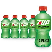 7UP Caffeine Free Lemon Lime Soda Pop, 12 fl oz, 8 Pack Bottles