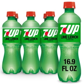 7UP Caffeine Free Lime Lemon Soda Pop, 16.9 fl oz, 6 Pack Bottles