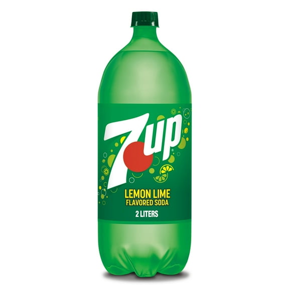7UP Caffeine Free Lemon Lime Soda Pop, 2 L, Bottle (Pack of 2)