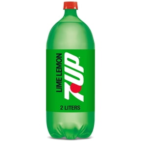 7UP Caffeine Free Lime Lemon Soda Pop, 2 L, Bottle