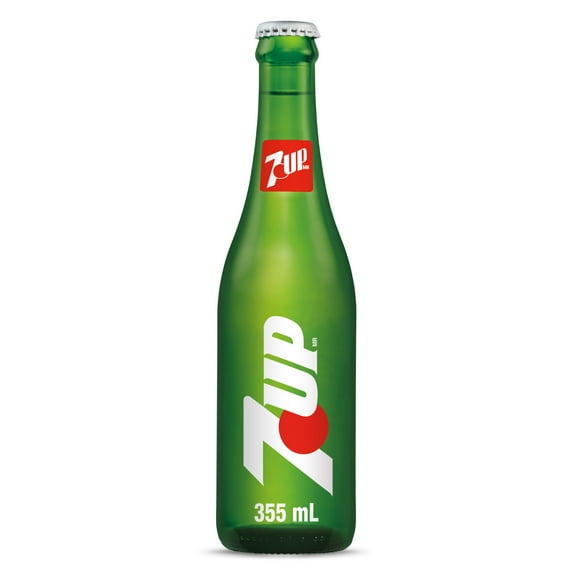 7UP Caffeine Free Lemon Made in Mexico Lime Soda Pop, 12 fl oz, Glass Bottle